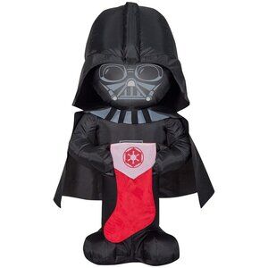 Star Wars Darth Vader Inflatable Christmas Decoration 3.5 Ft Tall Lights Up Indo
